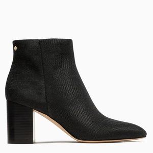 ♠️Kate Spade Giselle Booties Heeled Ankle Boots, Black NIB